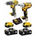 DeWALT DCK2077P2T Zestaw akumulatorowy DCD791+ DCF894 (18V/2x5,0Ah) 2xTstak