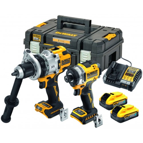DeWALT DCK2200H2T Combo (DCD1007 + DCF860 + 18V/2x5,0Ah PowerStack) Tstak