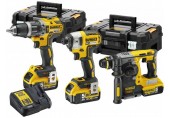 DeWALT DCK368P3T Kombo Zestaw 18V (DCH273,DCD796,DCF887,3 x DCB184,TSTAK II X2,DCB115)