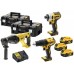 DeWALT DCK372M3TZestaw narzędzi akumulatorowych BRUSHLESS XR - 3 akumulatory 18V/4.0Ah