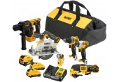 DeWALT DCK611P1D2 Zestaw Combo (DCD701+DCF801+DCS512+DCH072+DCS353+DCL510+1x5,0Ah+2x2,0Ah)