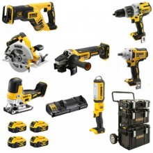 DeWALT DCK856P4 Zestaw narzędzi aku. BRUSHLESS TOUGH SYSTEM 18V XR 4 x 5Ah