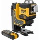 DeWALT DCLE34035B bezprzewodowy laser krzyżowy z zieloną wiązką 3x360° XR (18V/bez aku)