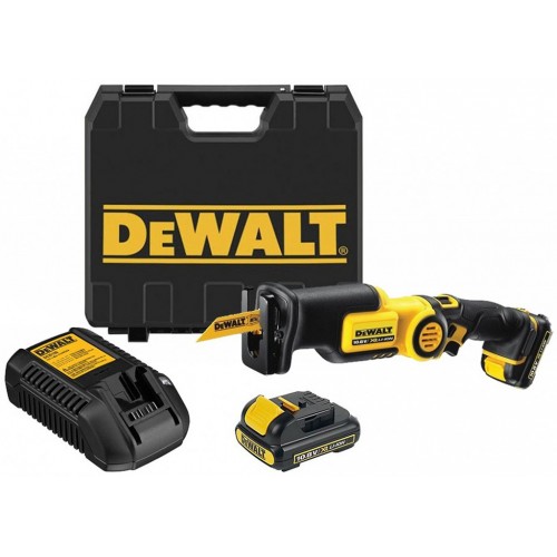 DeWALT akumulatorowa pilarka szablasta 10,8V Li-lon 2x2,0Ah DCS310D2