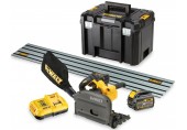 DeWALT DCS520T2R Aku Zagłębiarka 165mm, FlexVolt 54V 2x6,0 Ah + szyna 1,5 m
