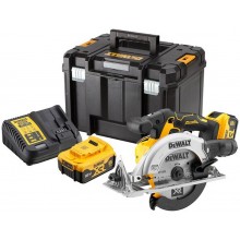 DeWALT DCS565P2 Aku pilarka tarczowa 165mm XR (18V/2x5,0 Ah) Tstak