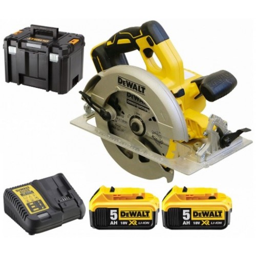 DeWALT DCS570P2 Aku pilarka tarczowa XR (18V/2x5,0Ah/184mm) Tstak