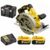 DeWALT DCS570P2 Aku pilarka tarczowa XR (18V/2x5,0Ah/184mm) Tstak