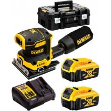 DeWALT DCW200P2 Szlifierka oscylacyjna XR (18V/2x5,0Ah) Tstak