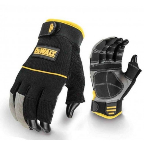 DeWALT DPG24L Rękawice robocze trzypalcowe, Rozm. L, czarny szary DeWALT DPG24L Rękawice robocze trzypalcowe, Rozm. L, czarny szary