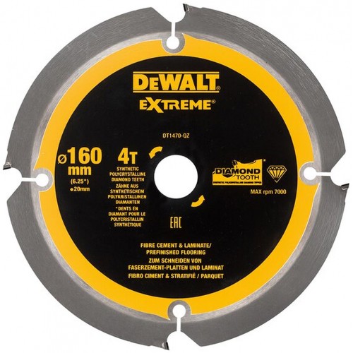 DeWALT DT1470 Piła tarczowa 160 x 20 mm 4Z