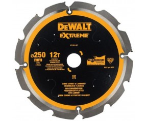DeWALT DT1474 Tarcza tnąca 250 x 30 mm do włóknocementu 12T