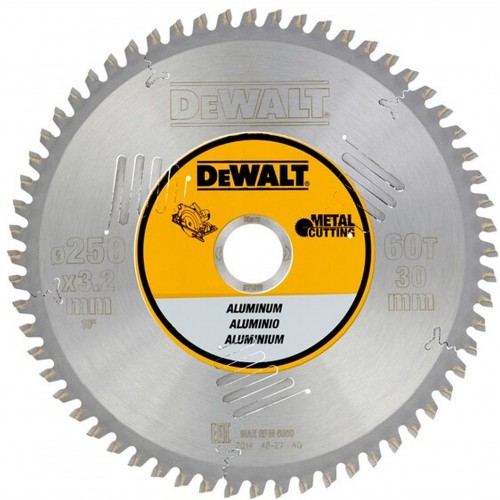 DeWALT DT1915 Tarcza do metalu 250x30 60Z aluminiu DeWALT DT1915 Tarcza do metalu 250x30 60Z aluminiu