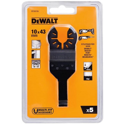 DeWALT DT20706 Brzeszczot do cięcia detali 43x10mm