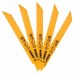 DeWALT DT2387 Brzeszczoty do pilarek szablowych BIM 203mm podz. 1,8-2,5mm 5szt.