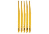 DeWALT DT2402 Brzeszczoty szablaste do drewna 203mm 5 szt.