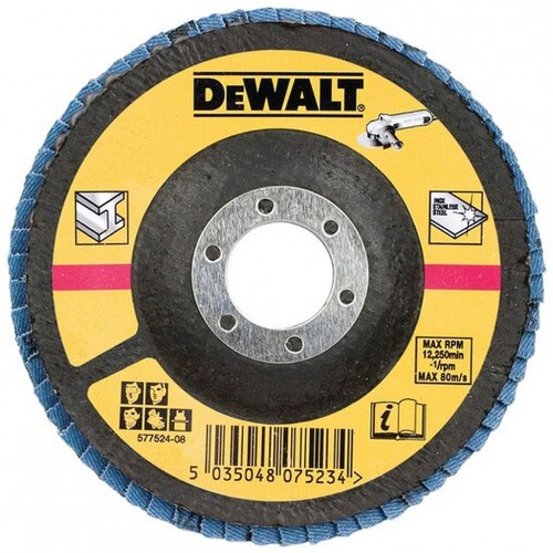 DeWALT DT3309 Ściernica Listkowa 125x22,2mm Gr.60 Płaska DeWALT DT3309 Ściernica Listkowa 125x22,2mm Gr.60 Płaska