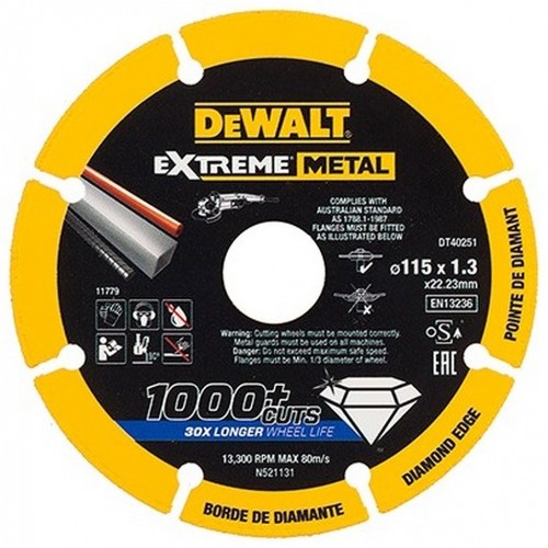 DeWALT DT40251 Tarcza diamantowa do metalu Extreme 115 x 22.2 mm