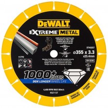 DeWALT DT40257 Tarcza diamantowa do metalu Extreme 355 x 25,4 mm