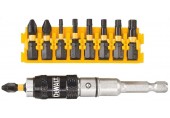 DeWALT DT70578T Zestaw 10szt. końcówek udarowych 1/4" Torsion do śrub PZ, PH, Torx