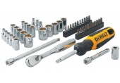 DeWALT DWMT81610-0 50-elementowy zestaw NANO z grzechotką 1/4