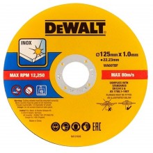 DeWALT Standardowa tarcza tnąca 125 x1 x 22,2mm 50 szt, DT43972-QZ