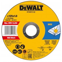 DeWALT DT43972 Standardowa tarcza tnąca 125 x1 x 22,2mm 10szt