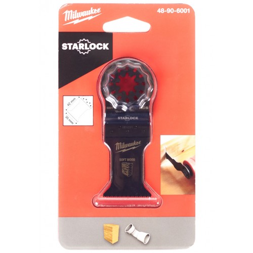 Milwaukee 48906001 Multitool Starlock Ostrze do cięcia wgłębnego drewna 35 mm