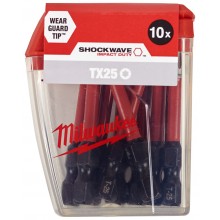 Milwaukee Shockwave bity udarowe TX25 50 mm – 10 szt. 4932430882
