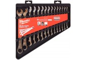 Milwaukee 4932464994 Zestawy kluczy płaskooczkowych z grzechotką MAX BITE™