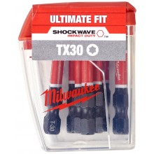 Milwaukee Shockwave Końcówki Bity TX30 50 mm- 10 Szt 4932471574