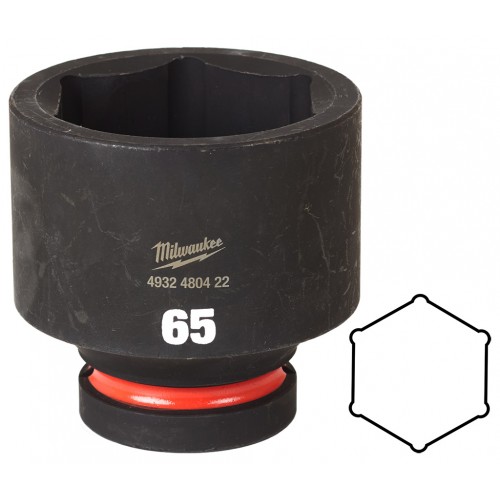 Milwaukee Nasadka udarowa 65mm 1" krótka 4932480422