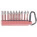 Milwaukee Zestaw bitów SHOCKWAVE™ IMPACT DUTY z karabińczykiem (10 szt.) 4932480
