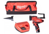Milwaukee M12PCG 400A-201B Kompaktowy pistolet zaciskowy (12 V/1 x 2,0 Ah) Torba 493344166