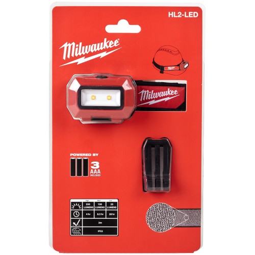 Milwaukee HL2-LED Latarka czołowa 4933471286