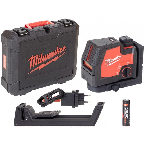 Milwaukee L4 CLL-301C Akumulatorowy laser krzyżowy, 1xL4 B3 4933478098