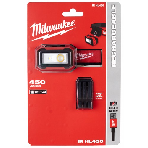 Milwaukee IR HL450 Lampa Czołowa 4933478587