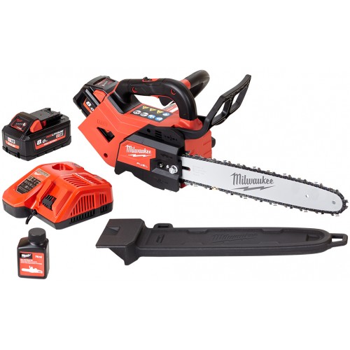 Milwaukee M18 FTCHS35 -802 Piła łańcuchowa bezprzewodowa (18 V/ 2 x 8 Ah/35 cm) 4933479589