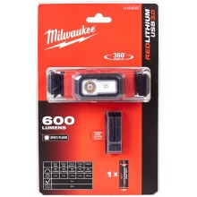 Milwaukee L4 HL-VIS-301 Aku latarka-czołówka HI-VIS ładowana przez USB 4933479768