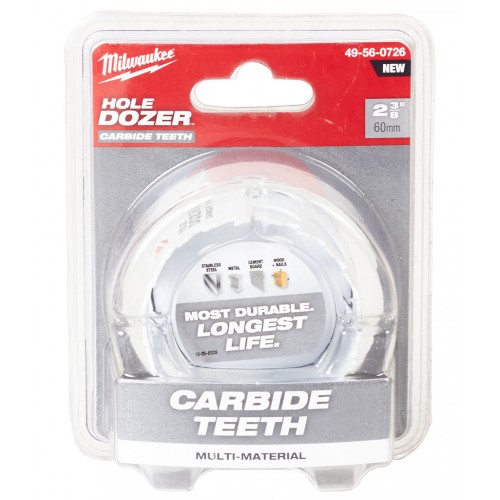 Milwaukee Hole Dozer Otwornice z węglikiem wolframu TCT (60mm) 49560726