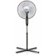 DOMO Ventilateur sur pied 40cm, 40W, Noir DO8140