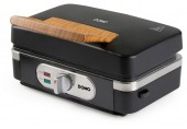 DOMO Opiekacz – Grill – Gofrownica – 3w1 (1100 W), czarny DO9278C
