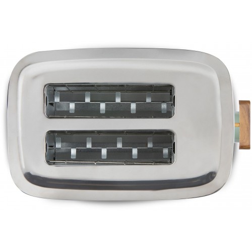 DOMO WOOD YOU Toster na 2 kromki, 1000 W, zielony DO973T
