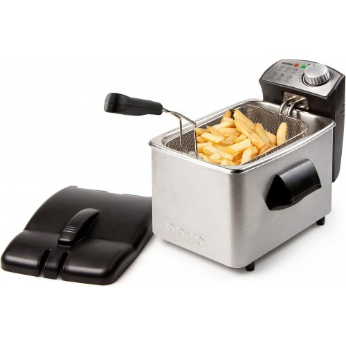 DOMO Frytownica ze stali nierdzewnej, 4l, 3000W DO458FR