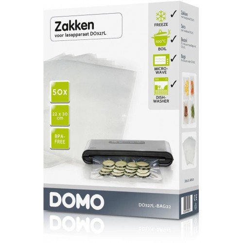 DOMO Małe worki do zgrzewarki próżniowej, 50 szt. DO327L-BAG22 DOMO Małe worki do zgrzewarki próżniowej, 50 szt. DO327L-BAG22