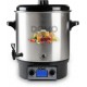 DOMO Garnek do pasteryzacji, stal nierdzewna z LCD - 2 otwory- plastikowy kranik DO42328PC