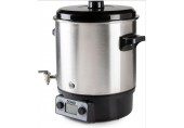DOMO Garnek do pasteryzacji,stal nierdz. z LCD-2 otwory-kranik inox (27l /2000W) DO42329PC