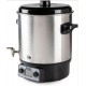DOMO Garnek do pasteryzacji,stal nierdz. z LCD-2 otwory-kranik inox (27l /2000W) DO42329PC