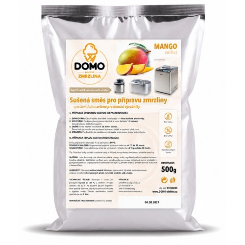 DOMO Mieszanka do przygotowania lodów o smaku mango - DV-MANGO