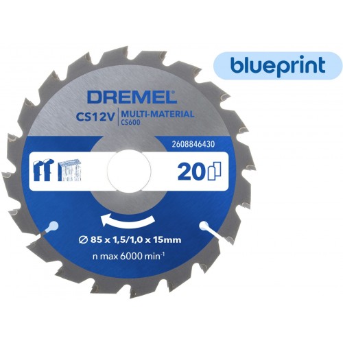 DREMEL® Blueprint (CS600) Tarcza do różnego rodzaju materiałów 2608846430
